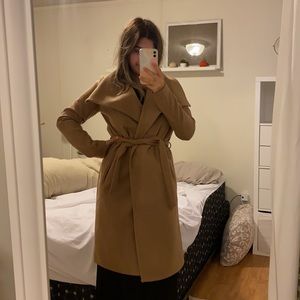 Long beige coat